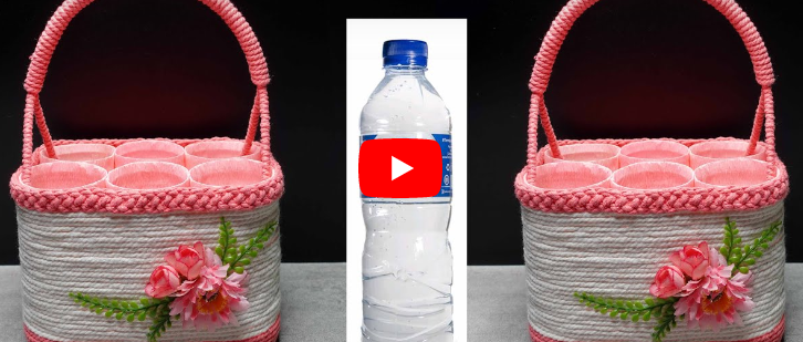 DIY Plastic Bottle Craft Ideas | Ide Kreatif Keranjang dari Botol Plastik Bekas